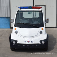 Hot Sale 2 4 Seaters Low Speed Electric Closed Style Street Laminated Glass Small Police Patrol Car with Ce SGS Certificate